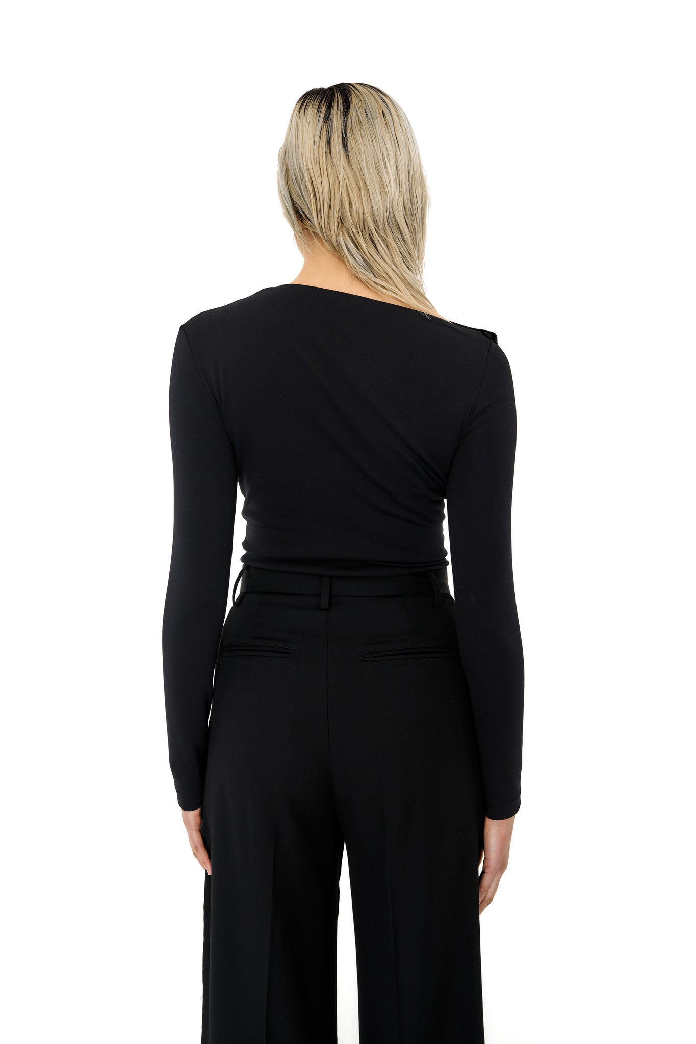 Cut-out Long Sleeve Top